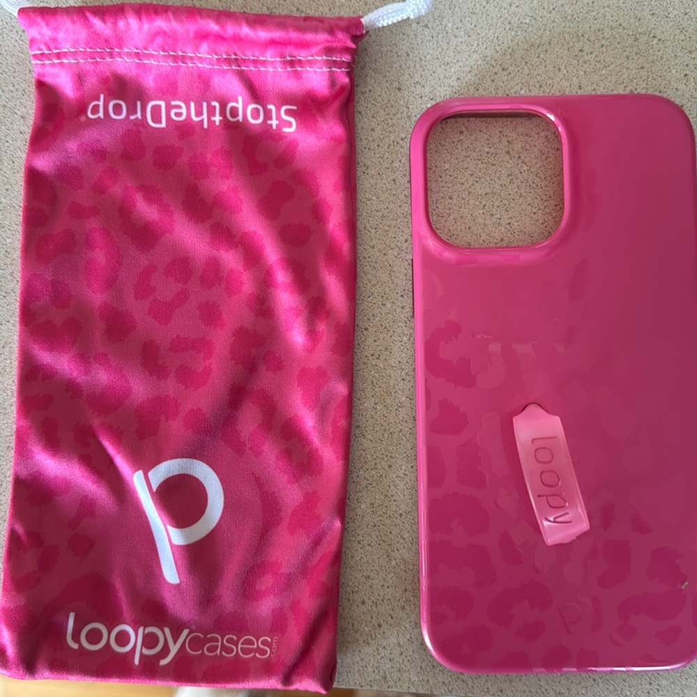 13 pro max loopy. Pink leopard. Great condition.